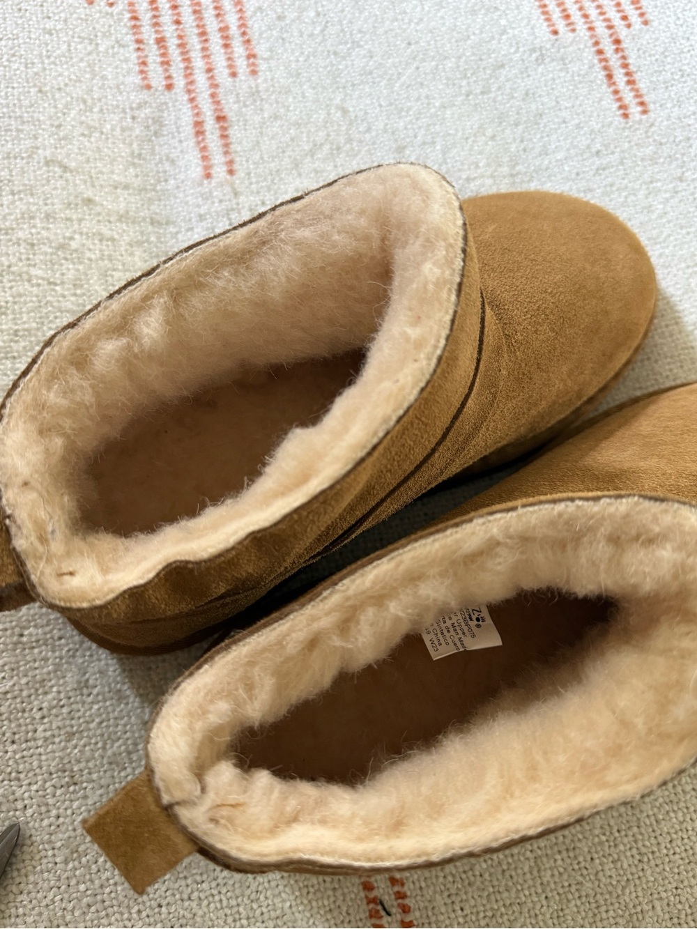 PAWZ by BEARPAW PAWZ Unisex Brown Suede Ankle Boots Buckle Women’s 5 - Picture 9 of 9